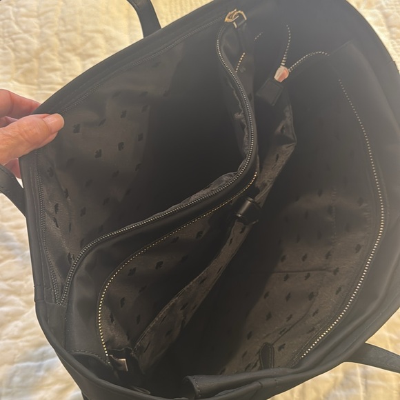 EUC kate spade Chelsea Large Nylon Tote Bag Black - Picture 9 of 15